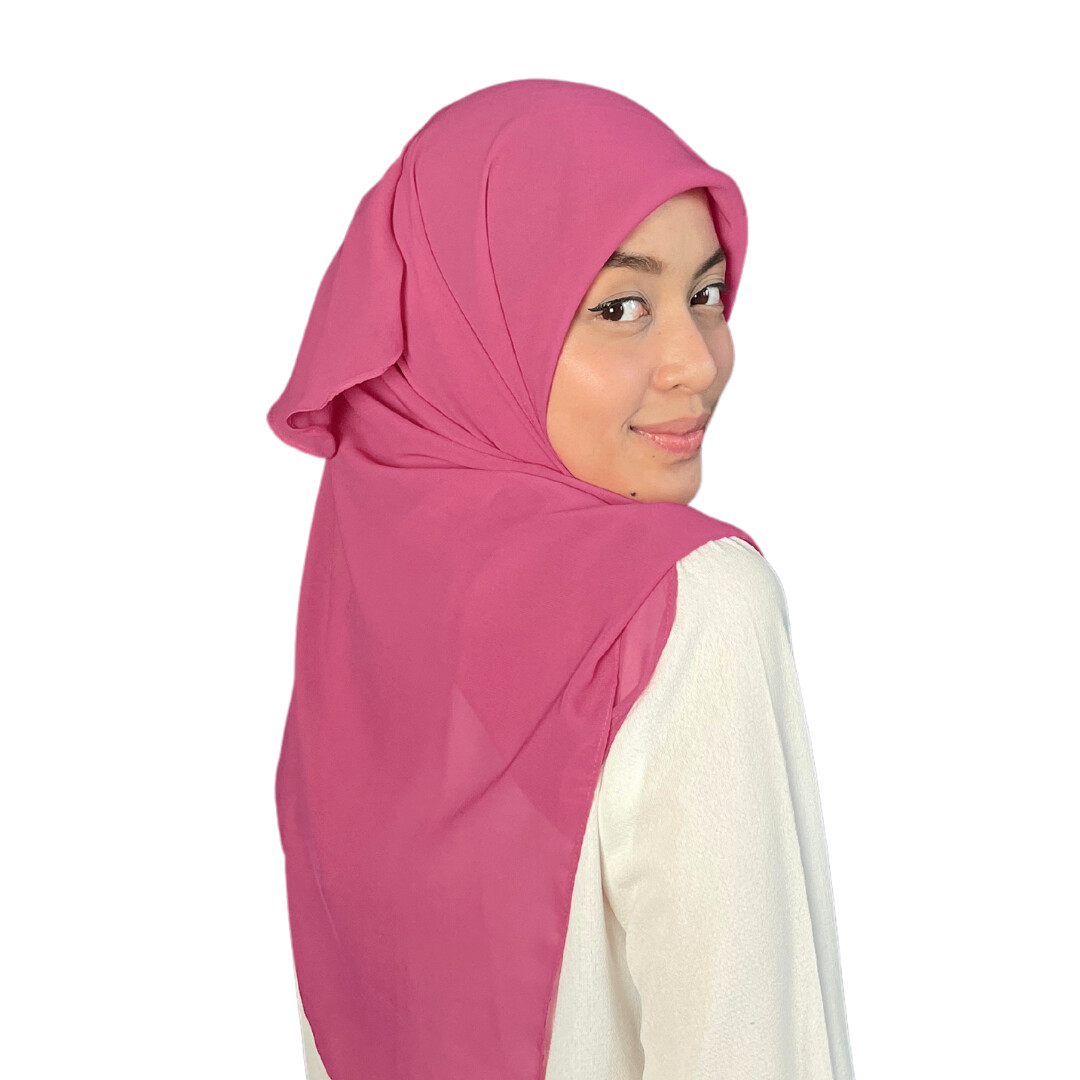 Square Plain in Hot Pink