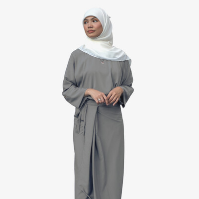 Ad-Leesa Caftan in Frosty Grey
