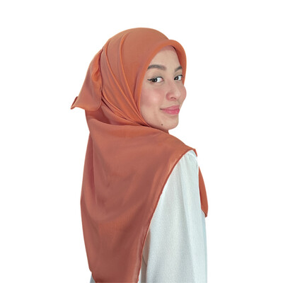 Square Plain in Dusty Orange