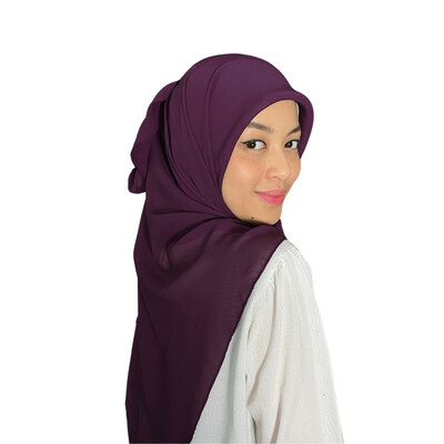 Square Plain in Purple Delight