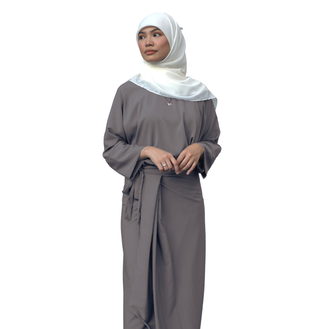 Ad-Leesa Caftan in Sandstone
