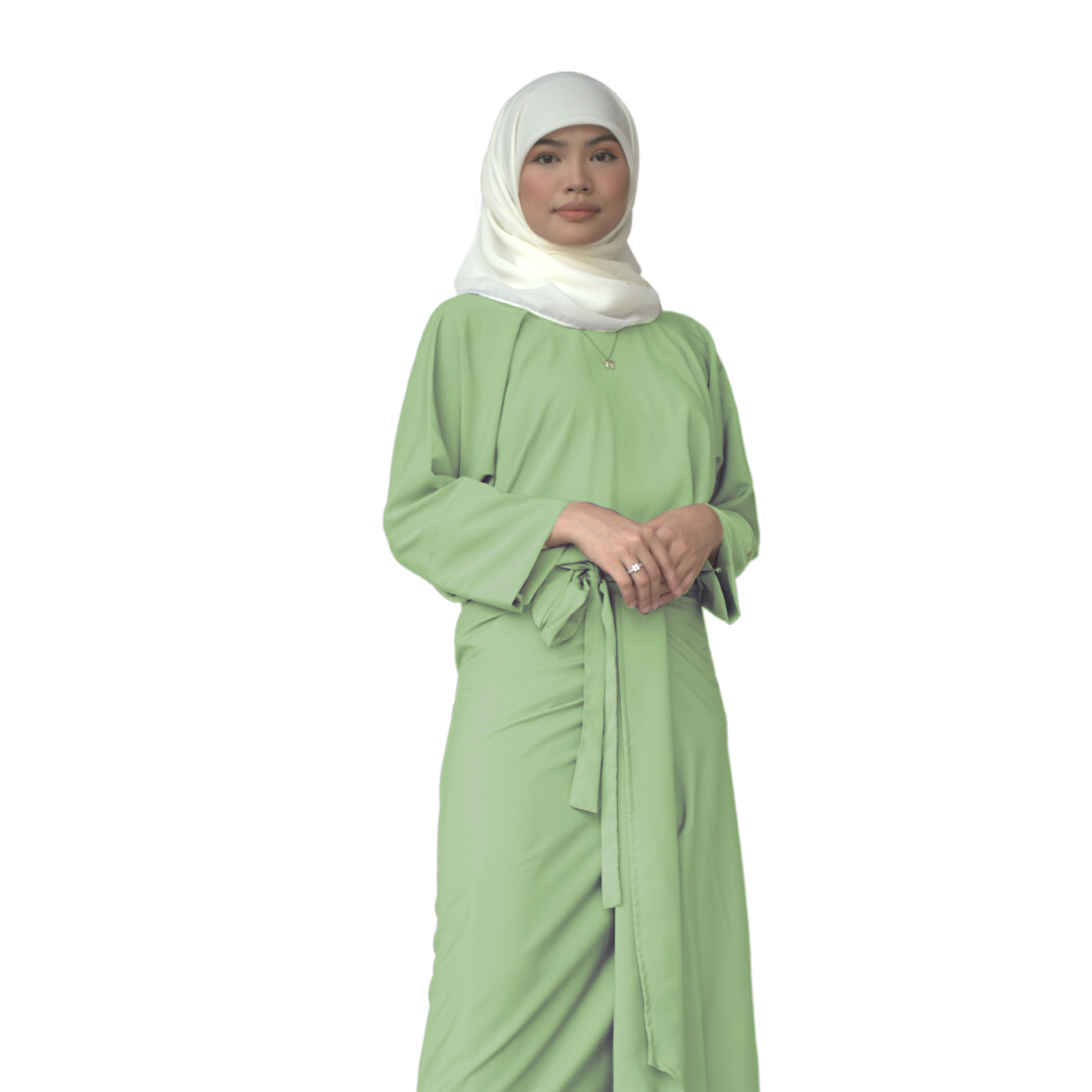 Ad-Leesa Caftan in Honeydew
