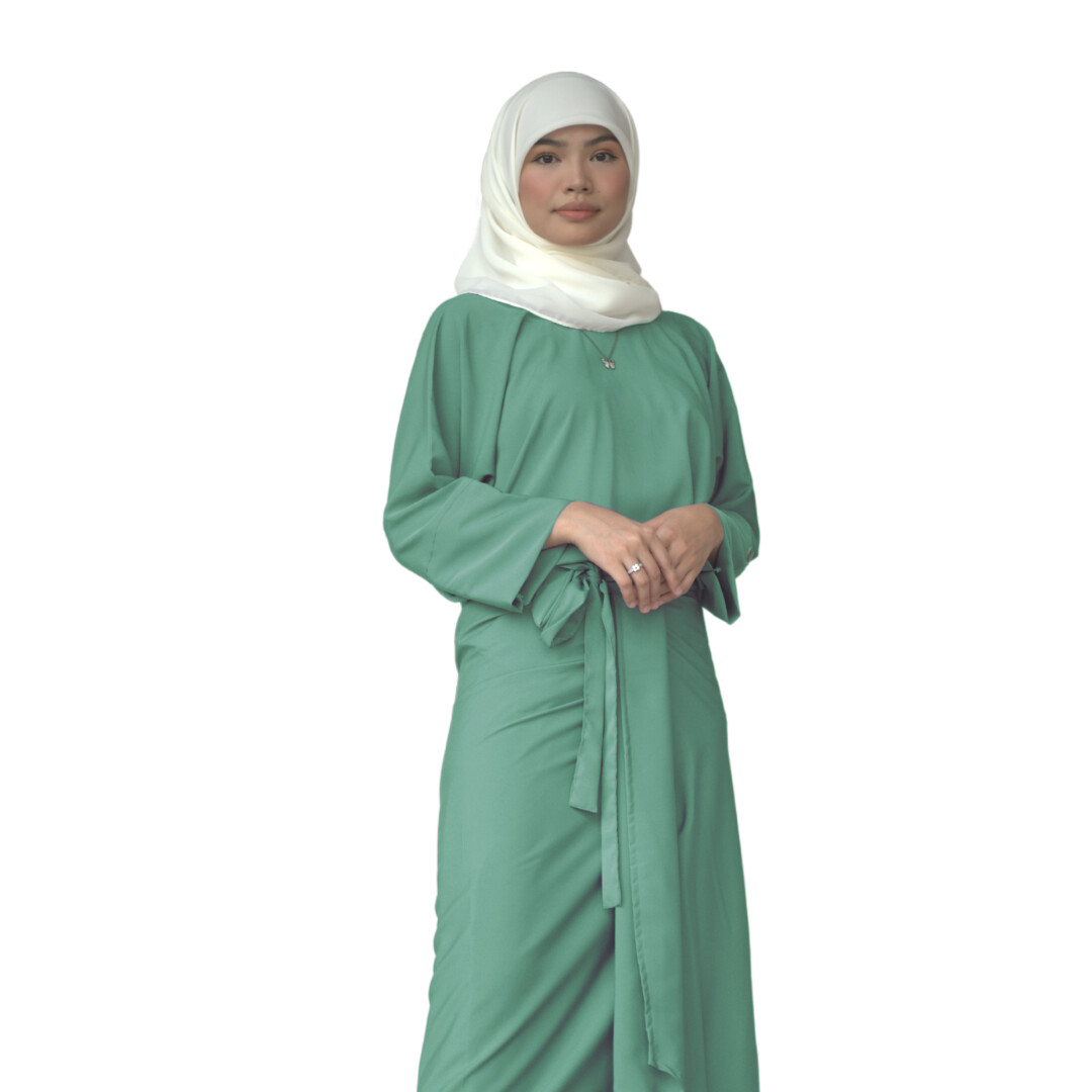 Ad-Leesa Caftan in Cozy Green