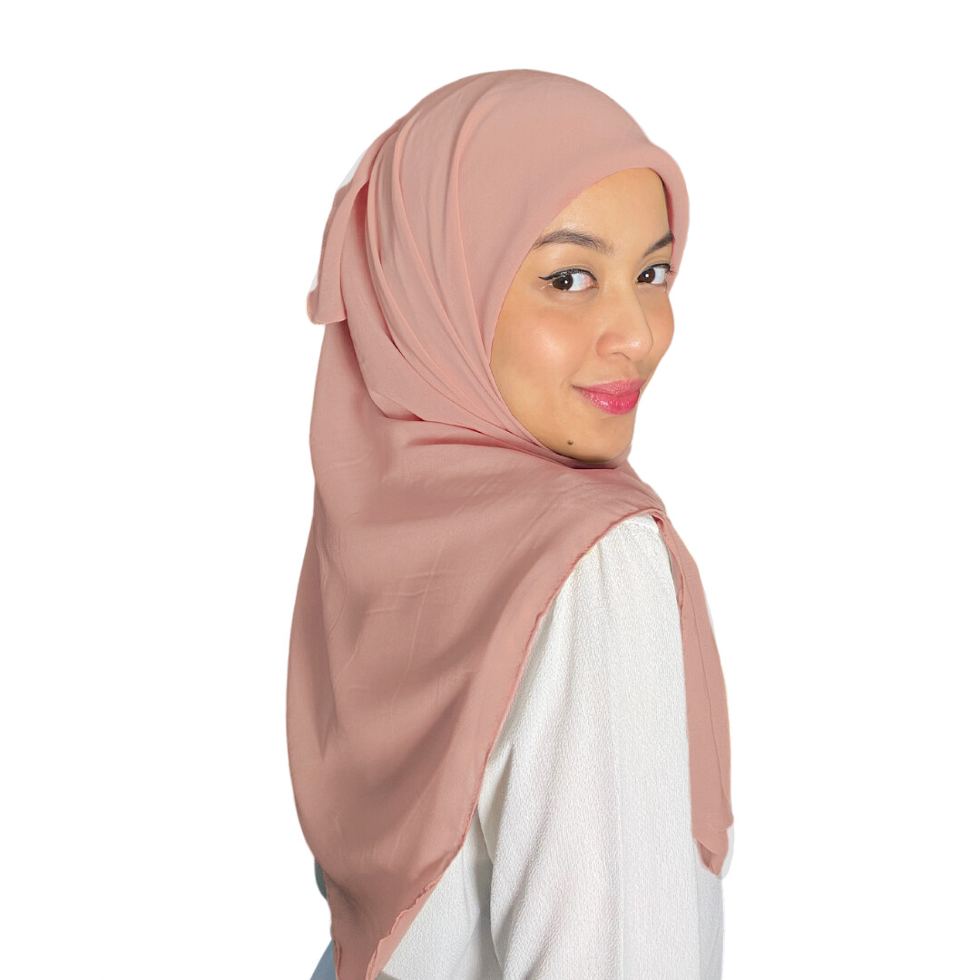 Square Plain in Petal Blush