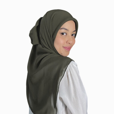 Square Plain in Dusty Green
