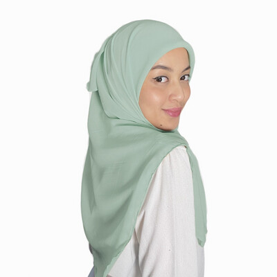Square Plain in Green Pearl
