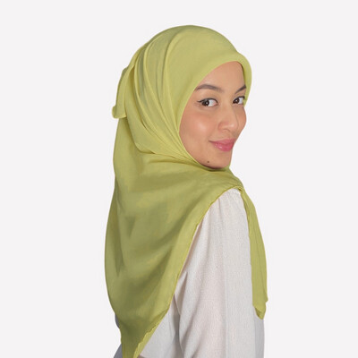Square Plain in Dusty Lime