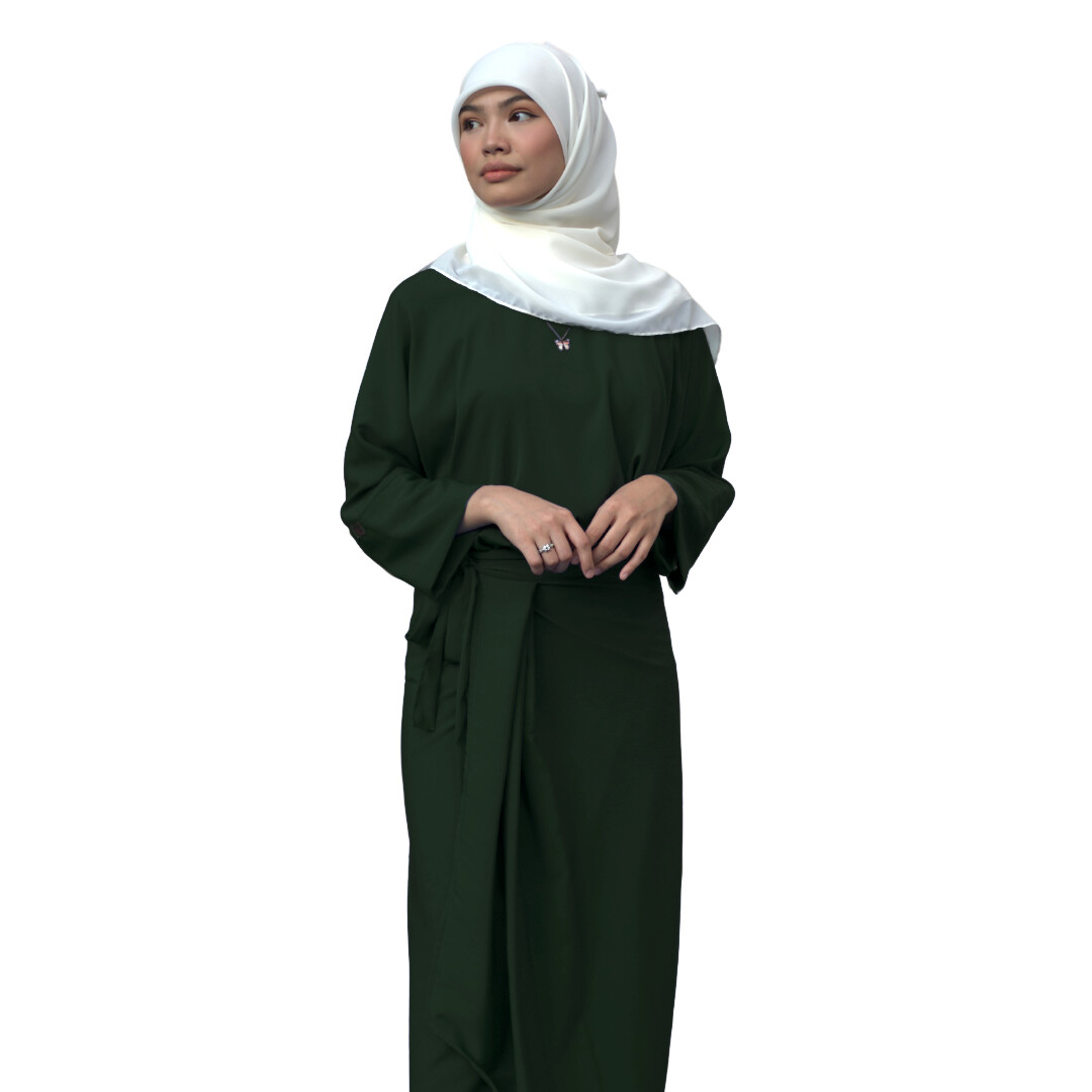 Ad-Leesa Caftan in Ninja