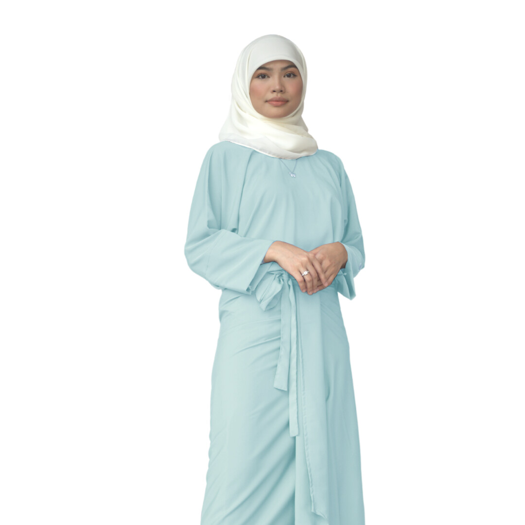 Ad-Leesa Caftan in Iceblue