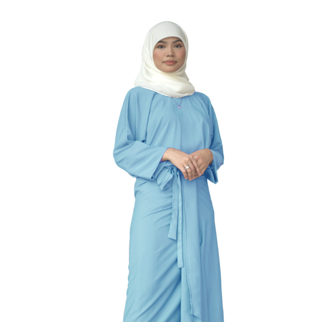 Ad-Leesa Caftan in Skyblue