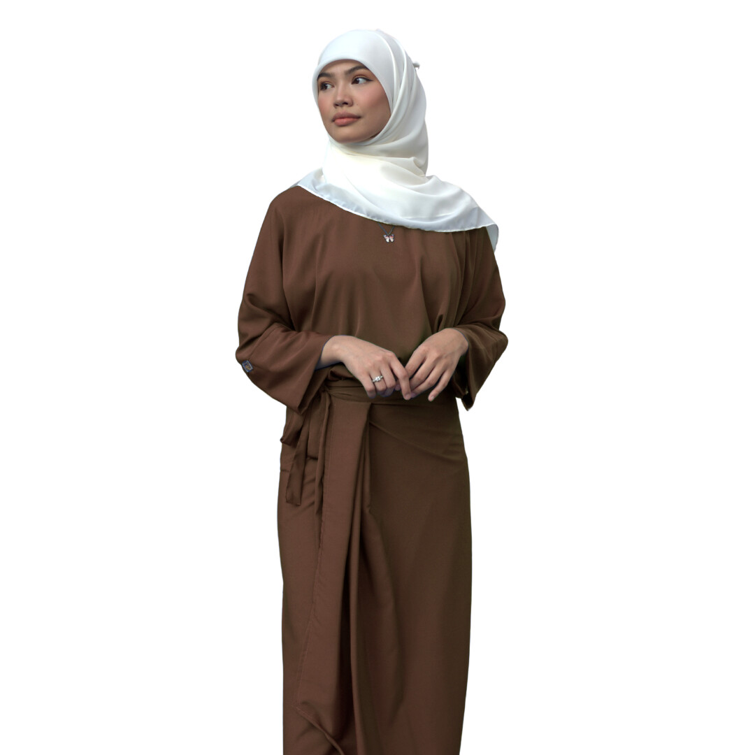 Ad-Leesa Caftan in Brunette