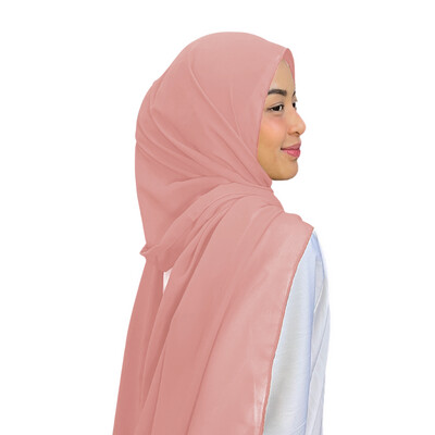 Shawl Plain in Fresh Rose