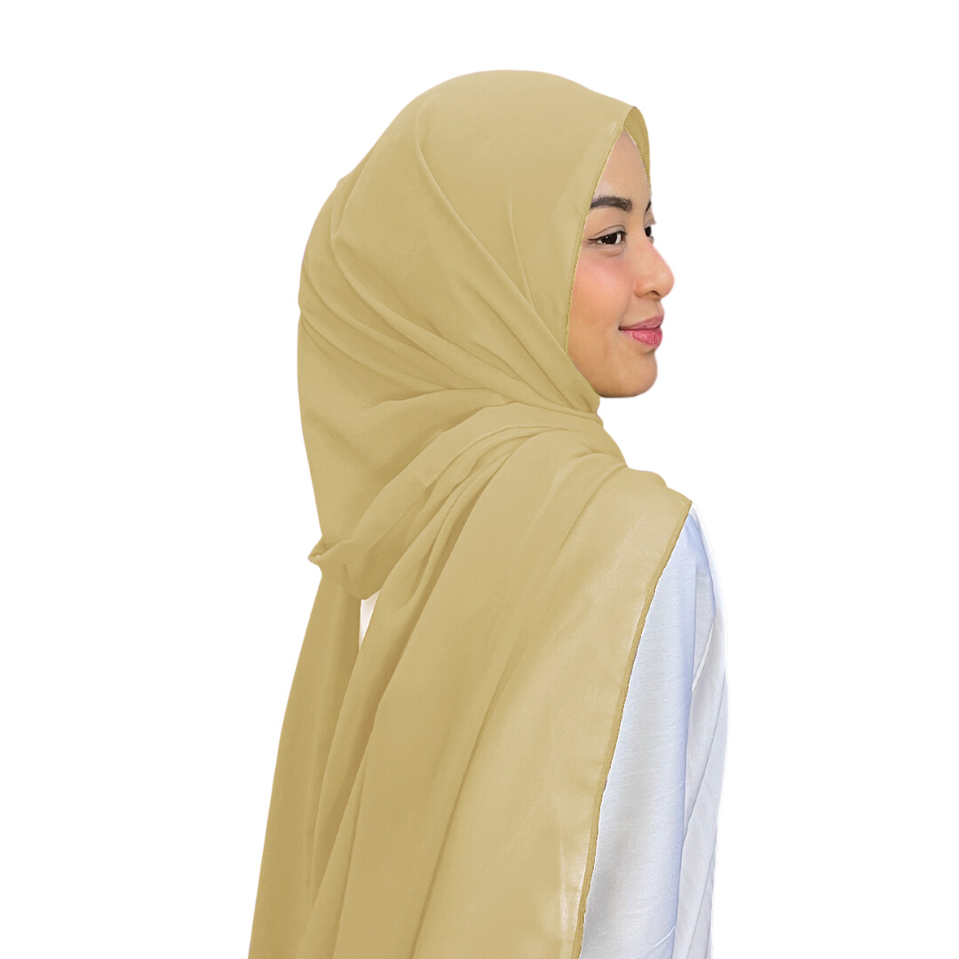 Shawl Plain in Faded Yellow