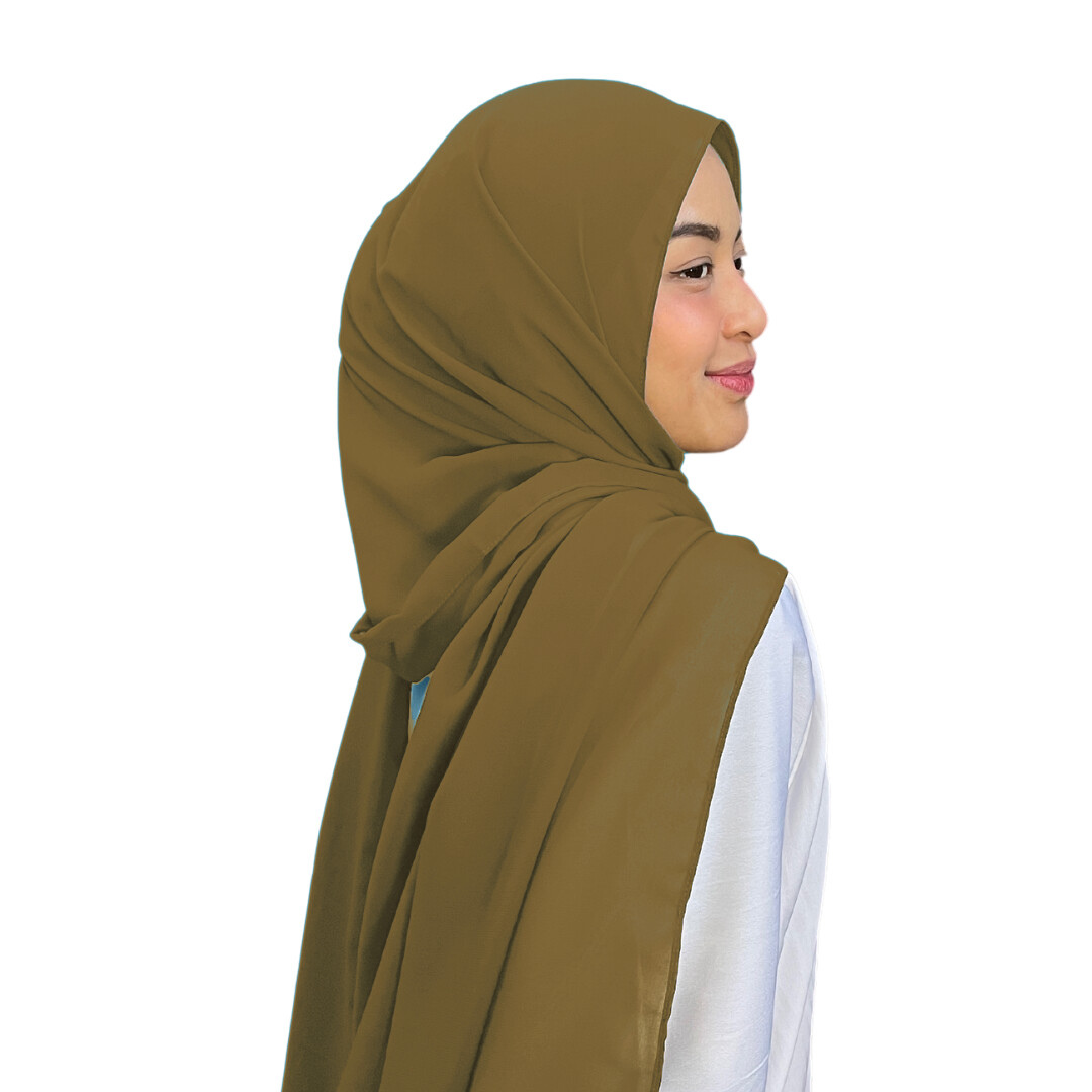 Shawl Plain in Dark Gold