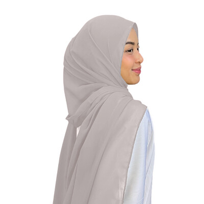 Shawl Plain in Silver