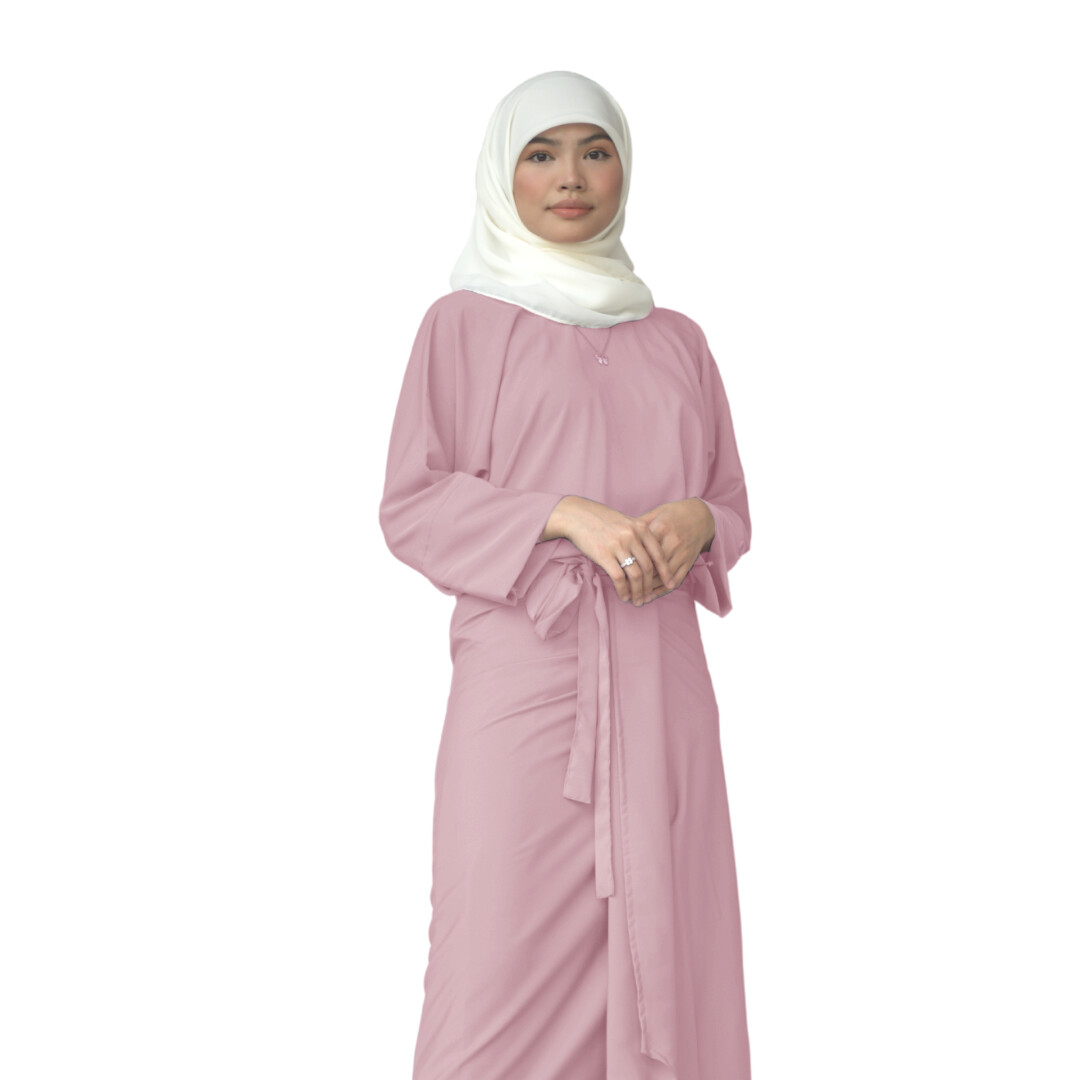 Ad-Leesa Caftan in Oldrose