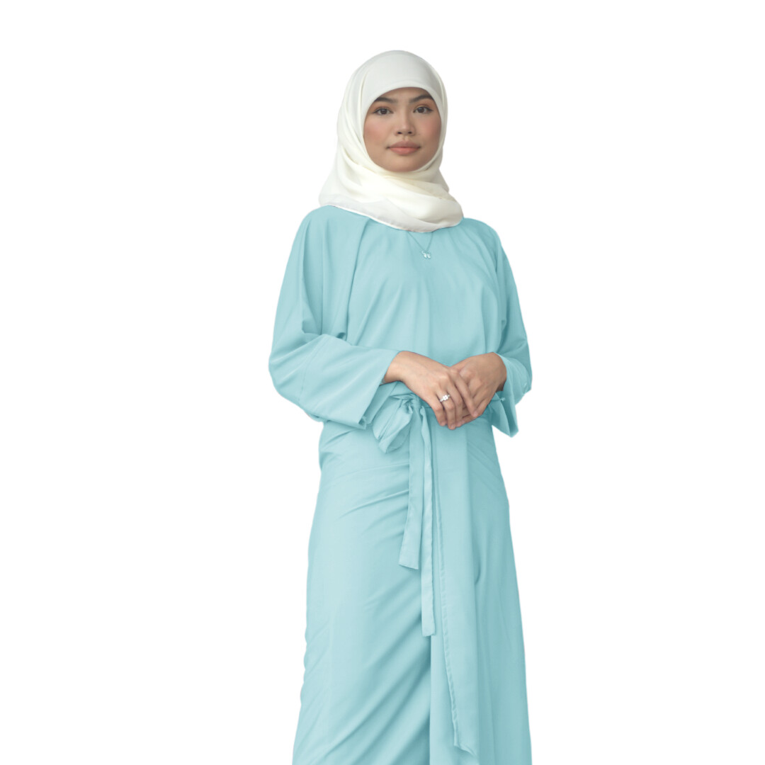 Ad-Leesa Caftan in Mint Candy