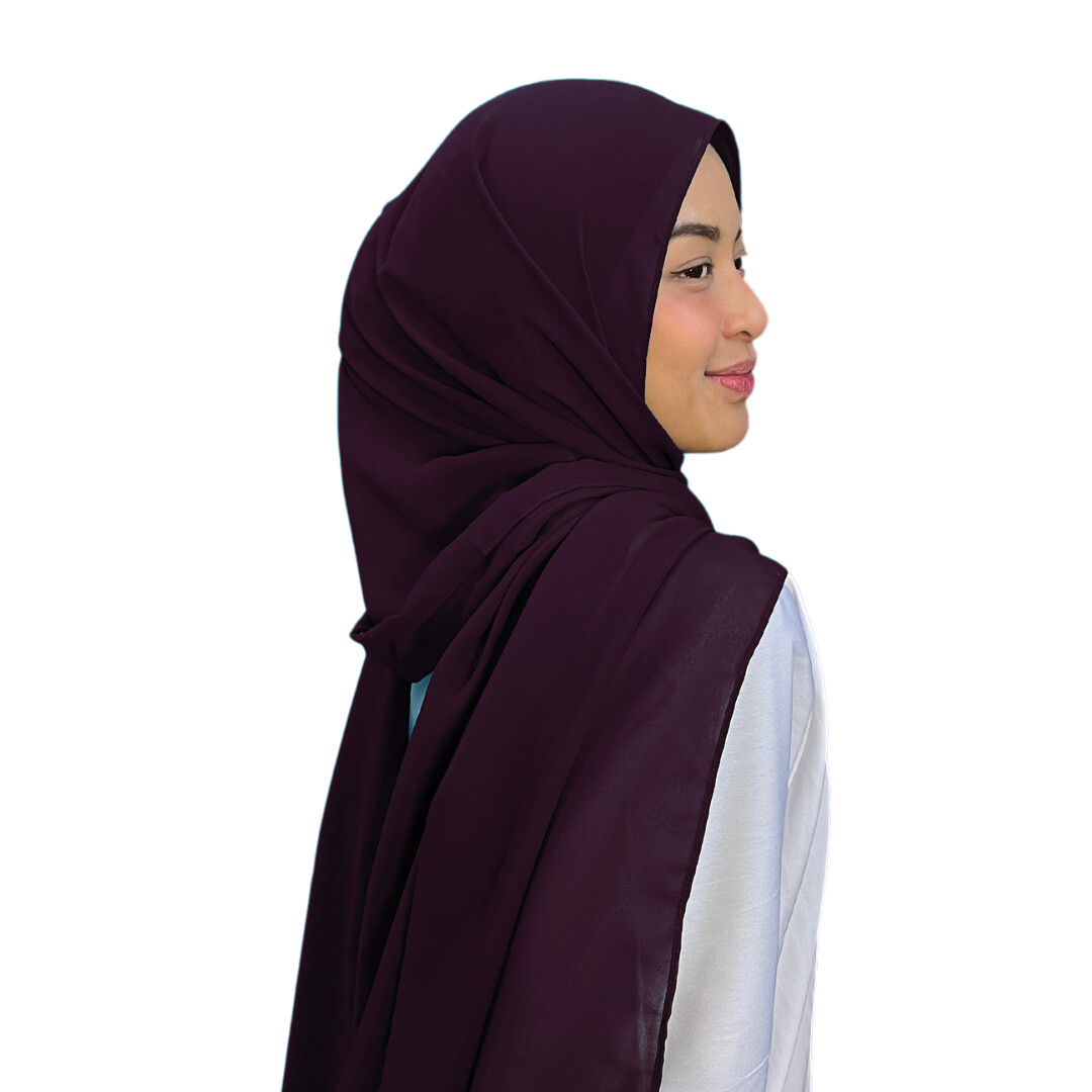 Shawl Plain in Purple Dawn