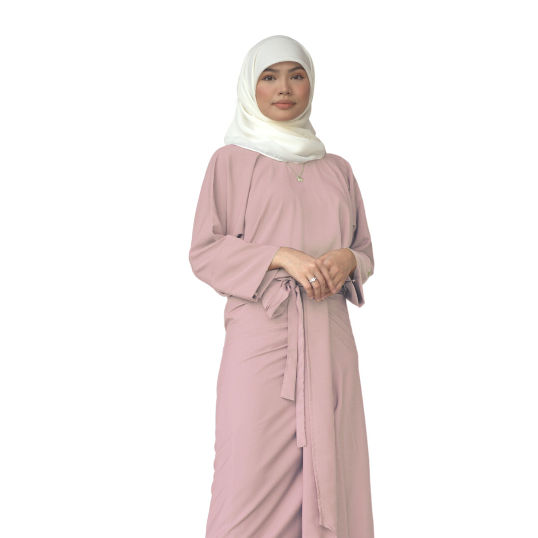 Ad-Leesa Caftan in Dusty Pink