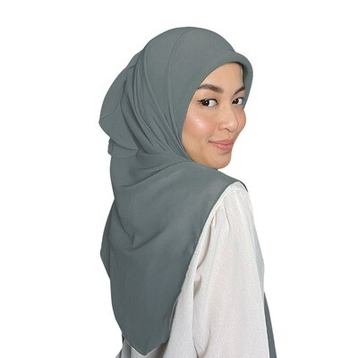 Square Plain in Pewter