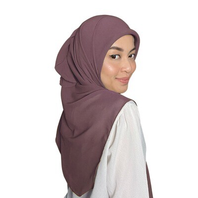 Square Plain in Dark Mauve