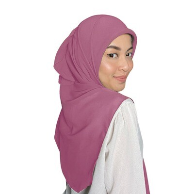 Square Plain in Purpleish Pink