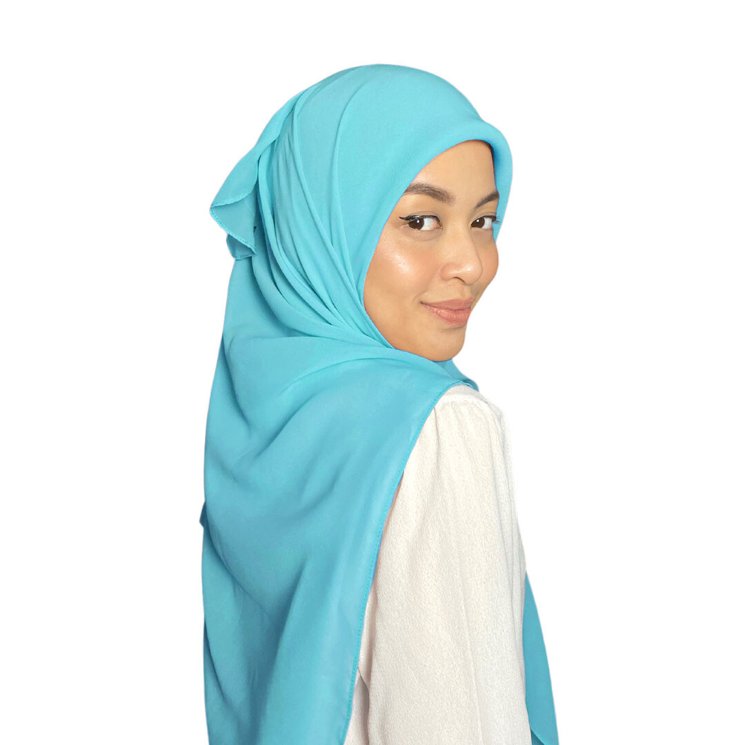 Square Plain in Tiffany Blue