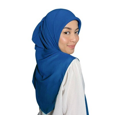 Square Plain in Imperial Blue
