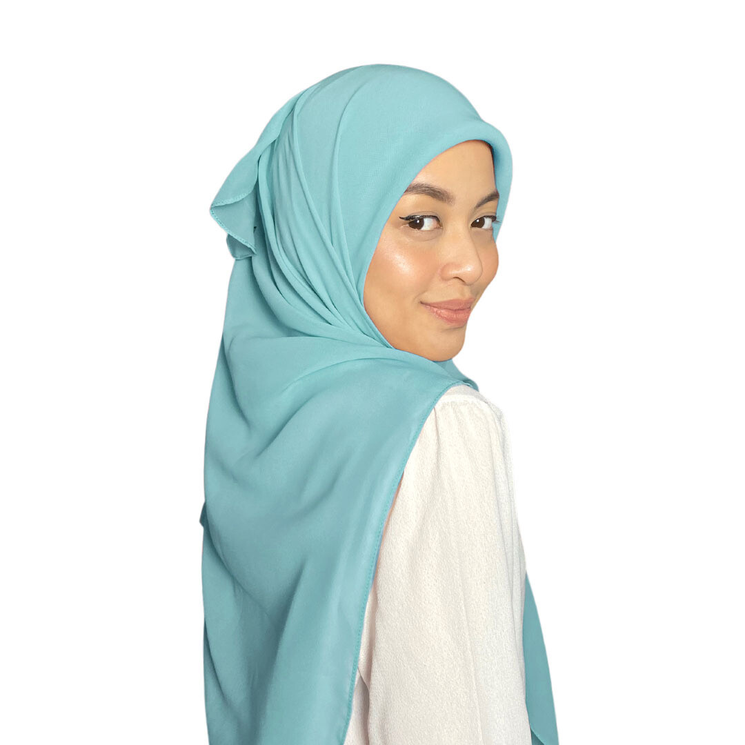 Square Plain in Blue Salt