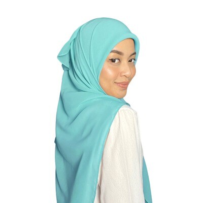 Square Plain in Cotton Mint