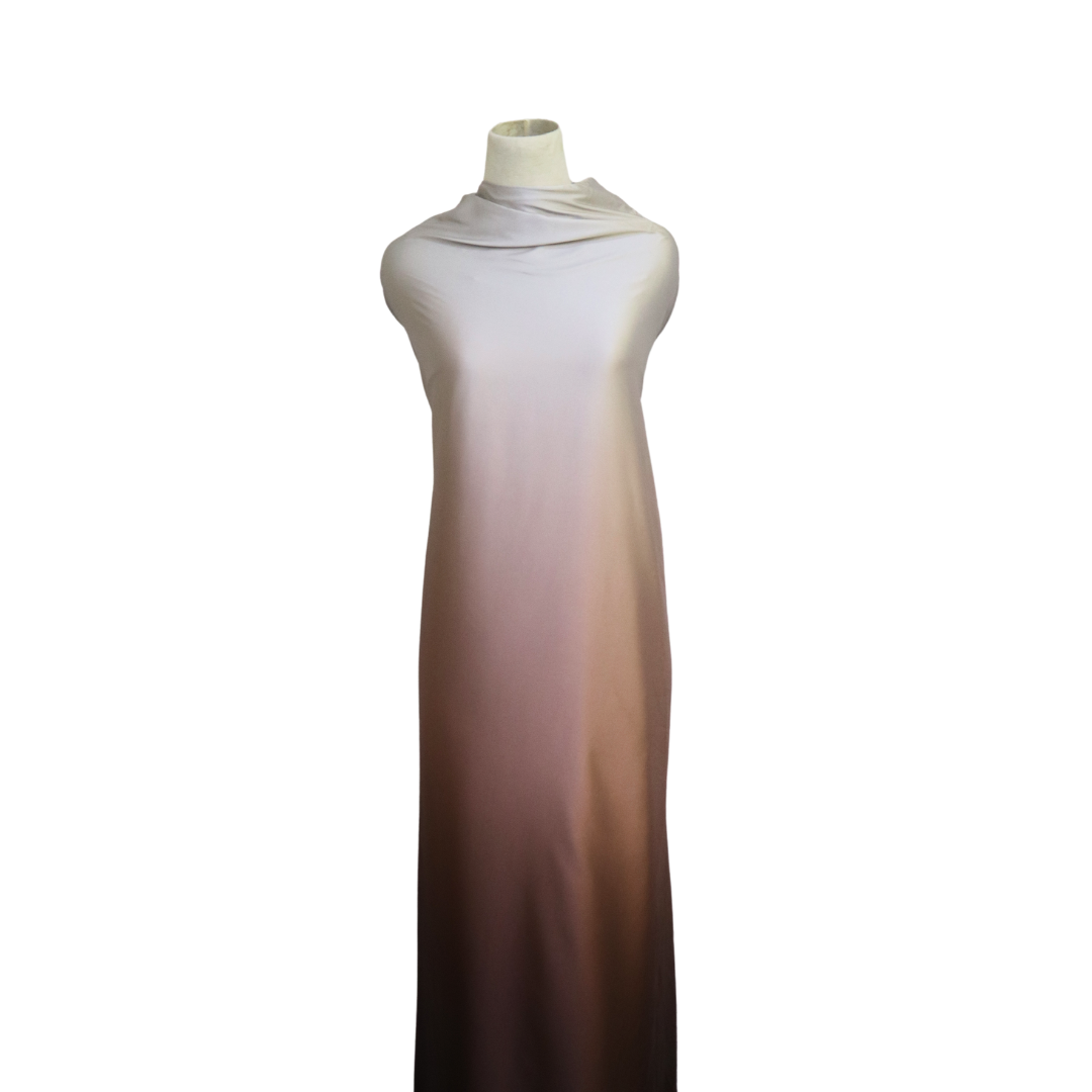Two Tone Fabric in Nude Brown