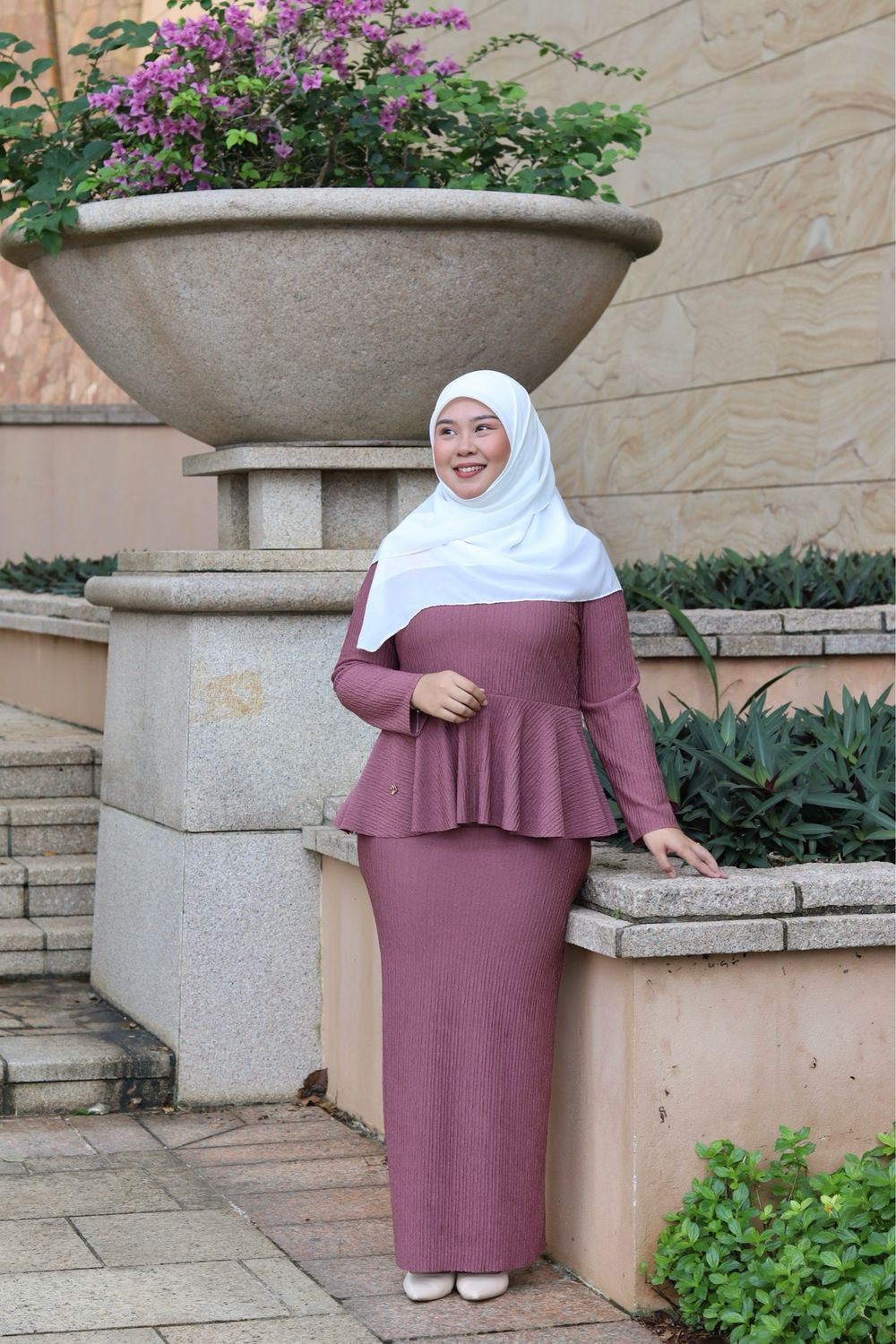 Olivia Set in Turkish Rose