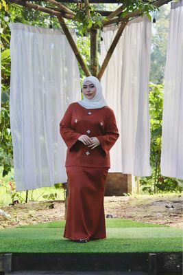 Purnama Luxe in Burnt Orange