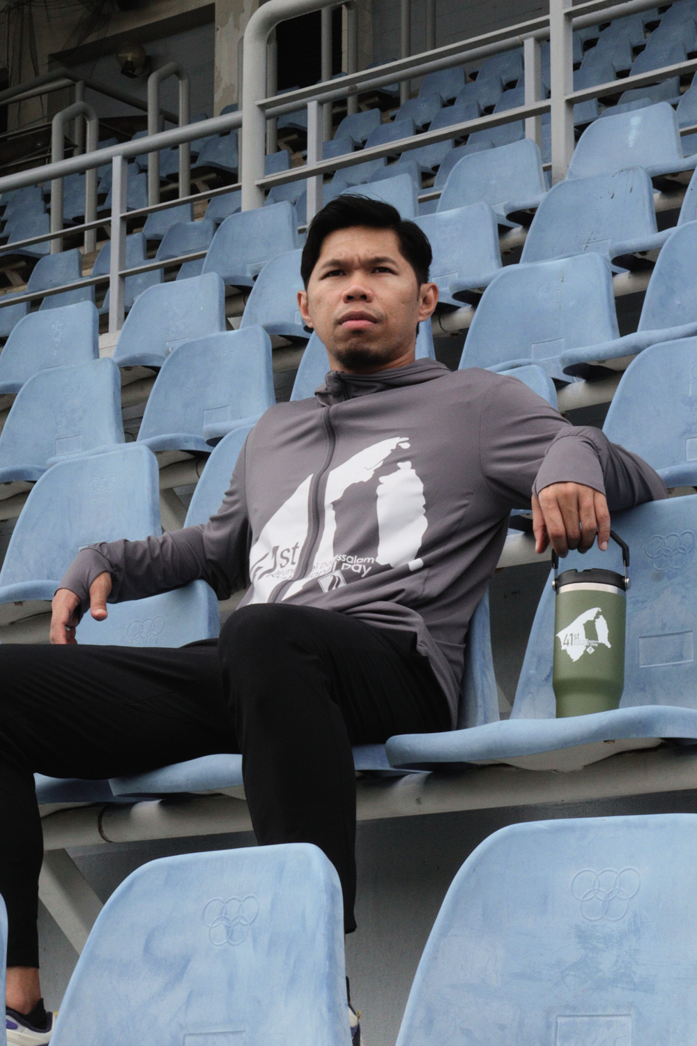 Unisex Sportswear Jacket in Dark Grey