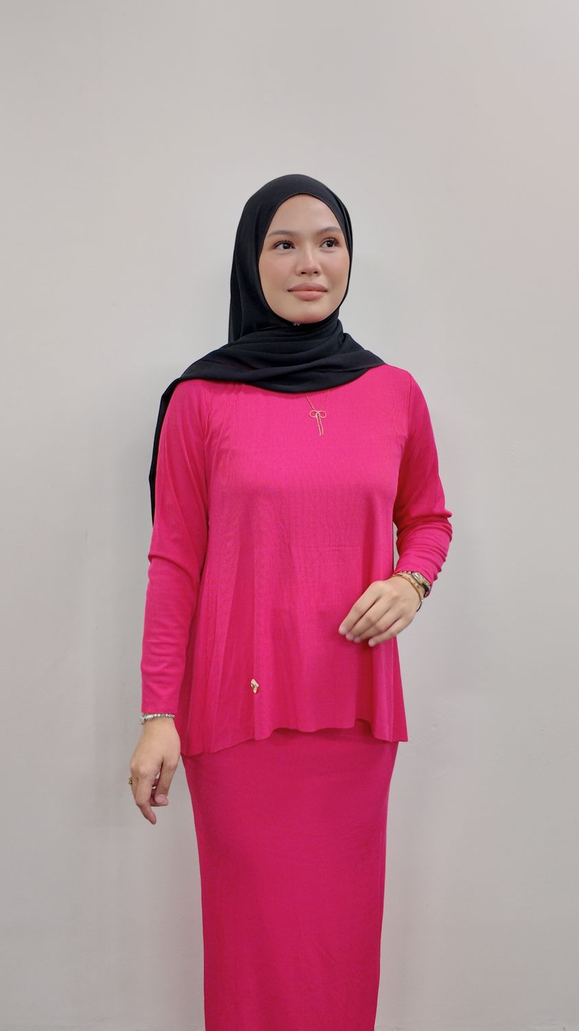 Keyla Set in Barbie Pink