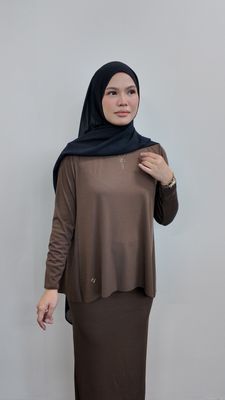 Keyla Set in Dark Choco