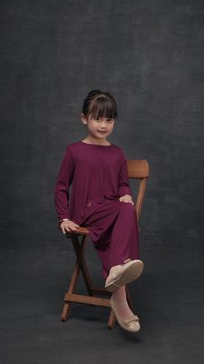 Family Kid Girl Set in Berry Delight