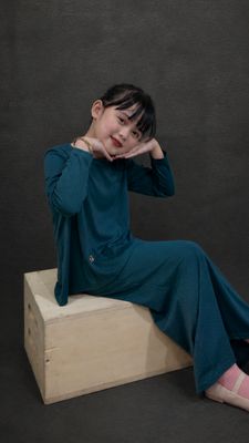 Family Kid Girl Set in Breeze