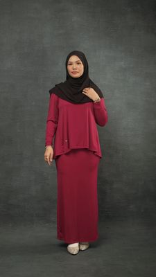 Family Women Set in Red Velvet
