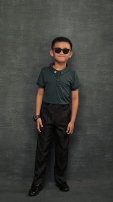 Family Kid Boy Shirt in Kaya Pandan