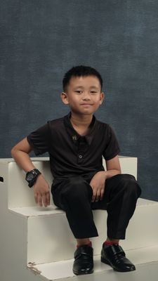 Family Kid Boy Shirt in Black Pearl