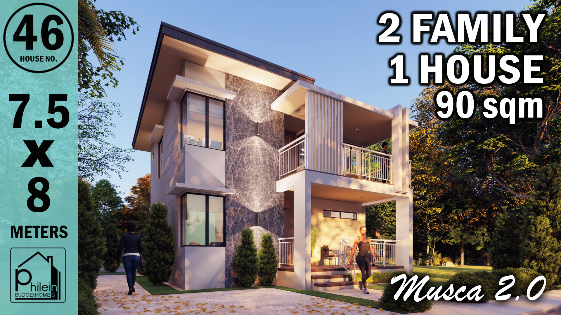 MUSCA 2.0 (2 Storey Multi Family House Design)