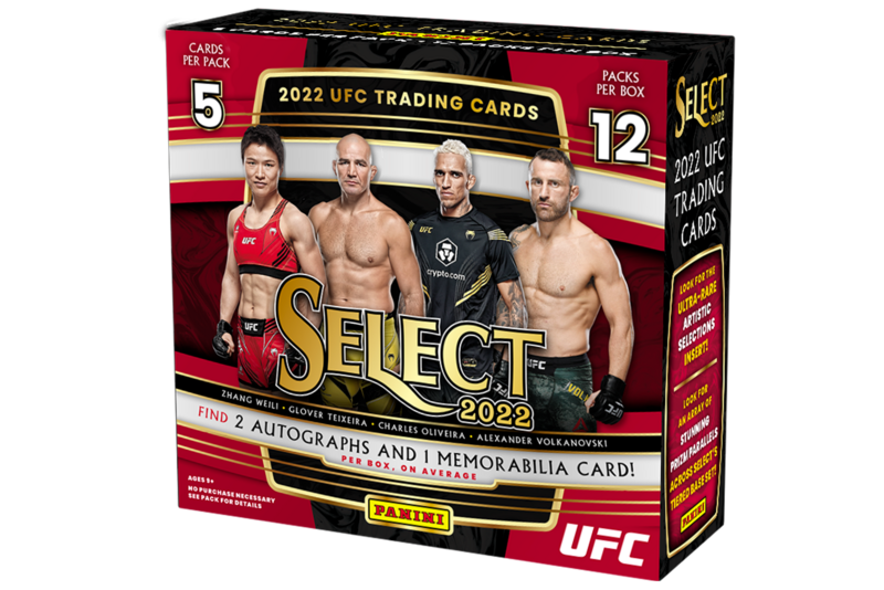 Live break UFC 2022 PANINI SELECT HOBBY BOX