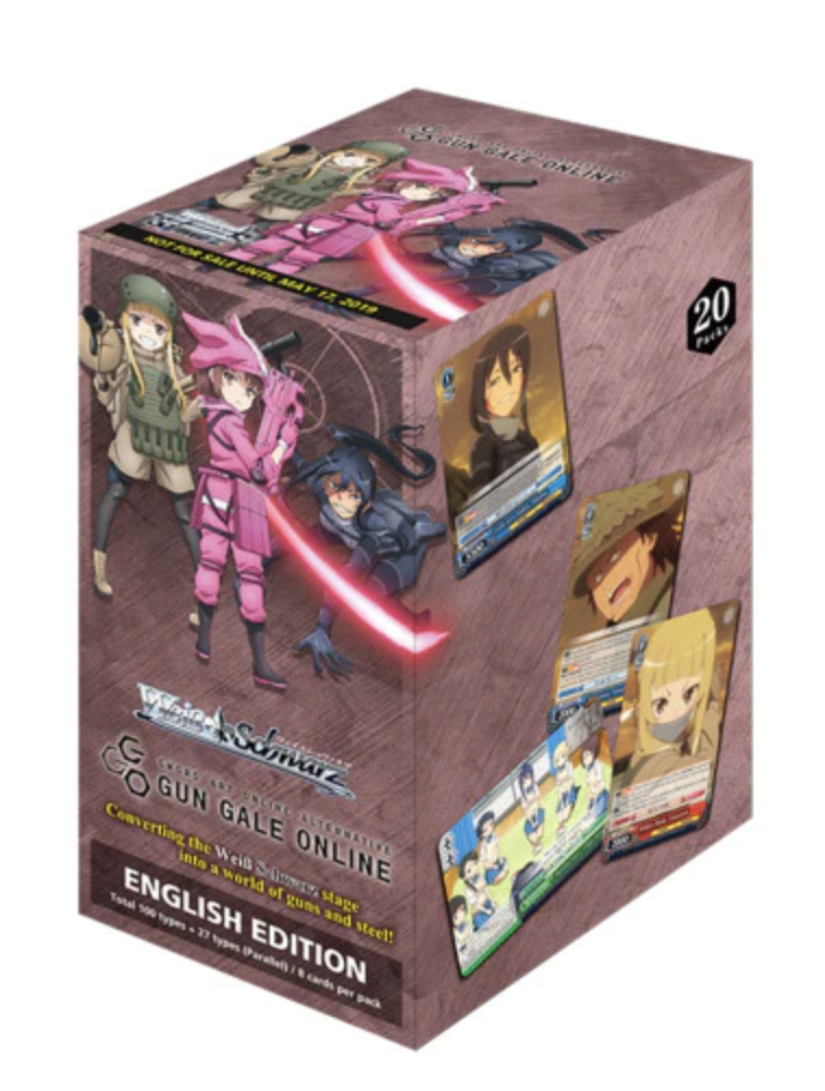 SWORD ART ONLINE ALTERNATIVE GUN GALE ONLINE BOOSTER BOX