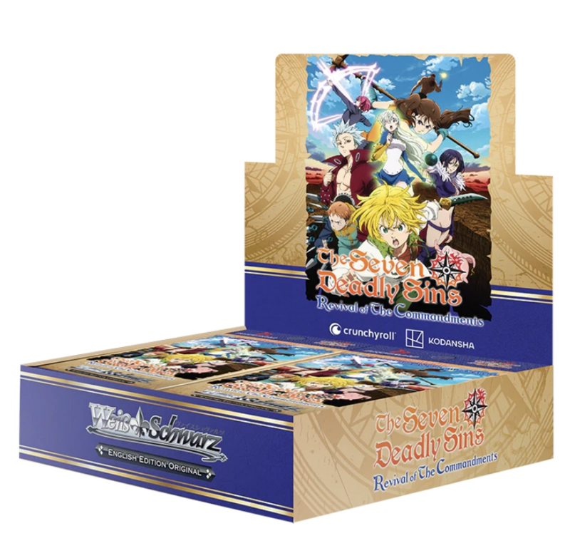 Live break - WEISS SCHWARZ TCG THE SEVEN DEADLY SINS: REVIVAL OF THE COMMANDMENTS BOOSTER BOX
