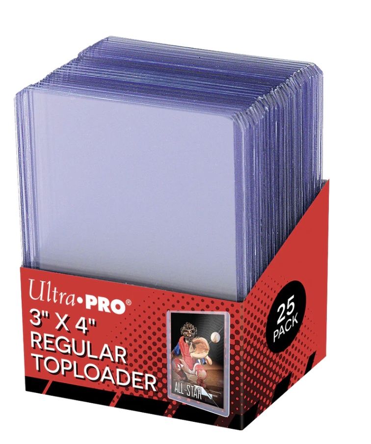 3&quot; x 4&quot; Clear Regular Toploaders (25ct) for Standard Size Cards
