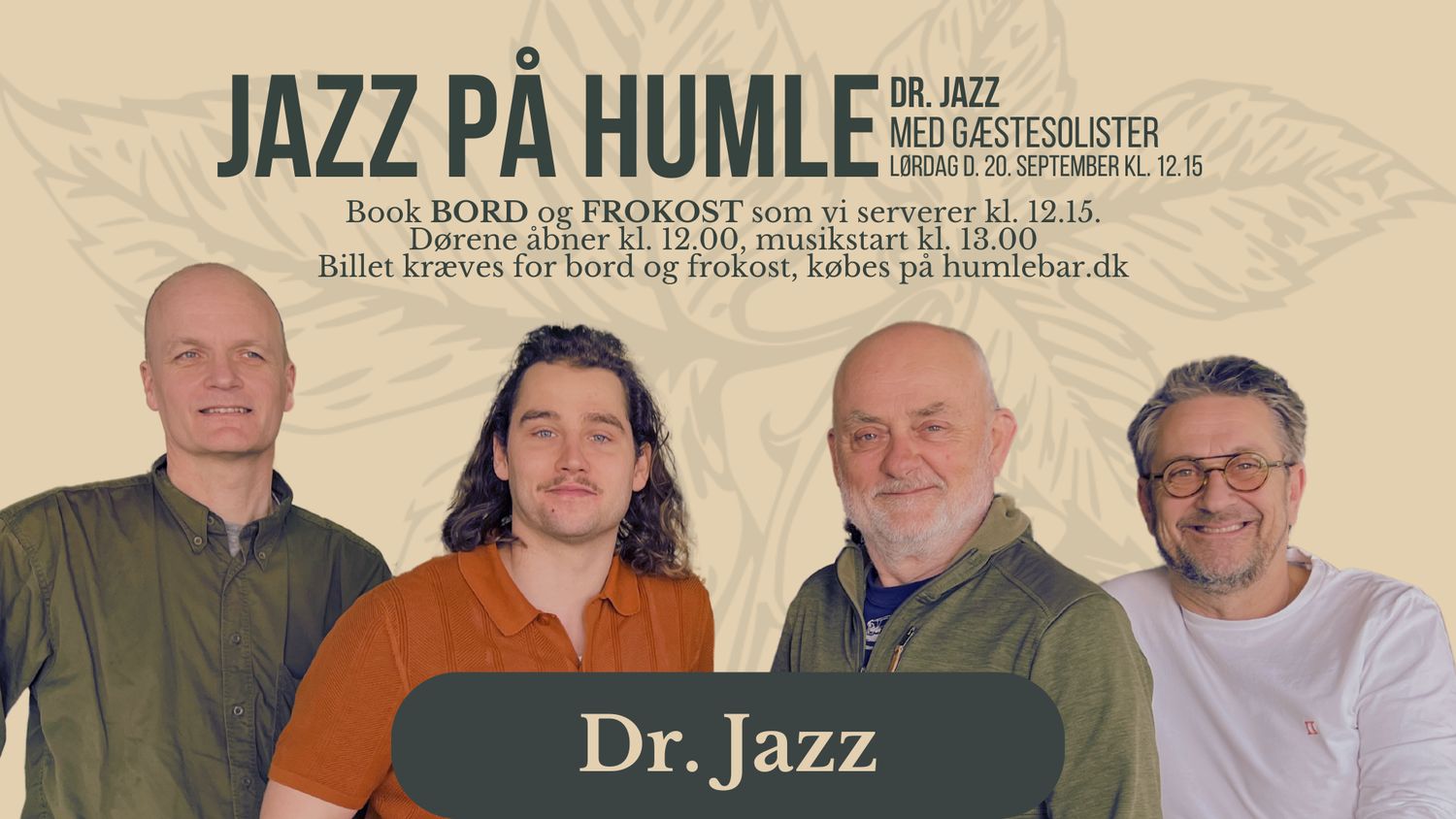 20.09.2025 FORÅRS JAZZ PÅ HUMLE // FROKOST // Dr. Jazz // SEPTEMBER?