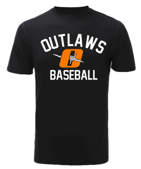 Outlaws Sports T-Shirt in Black or White