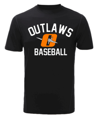 Outlaws Sports T-Shirt in Black or White