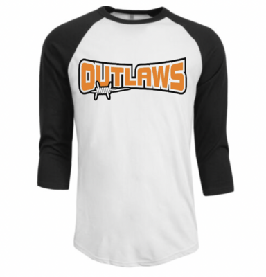 Outlaws Vintage Cotton Baseball Tee